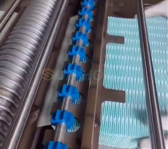 Автоматическая ротационная плиссирующая машина для фильтровальной бумаги